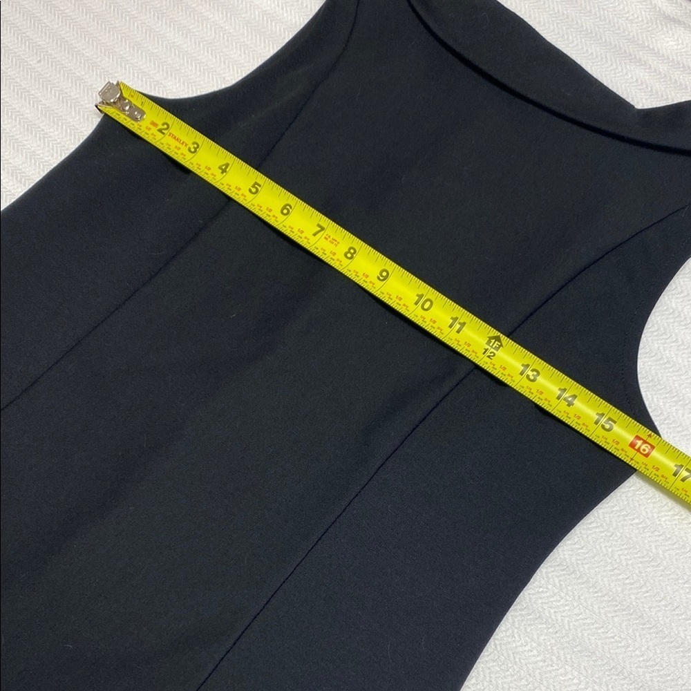 Banana Republic Top Tank Modern Sleeveless Black Silver Button Size Extra Small - Picture 5 of 10